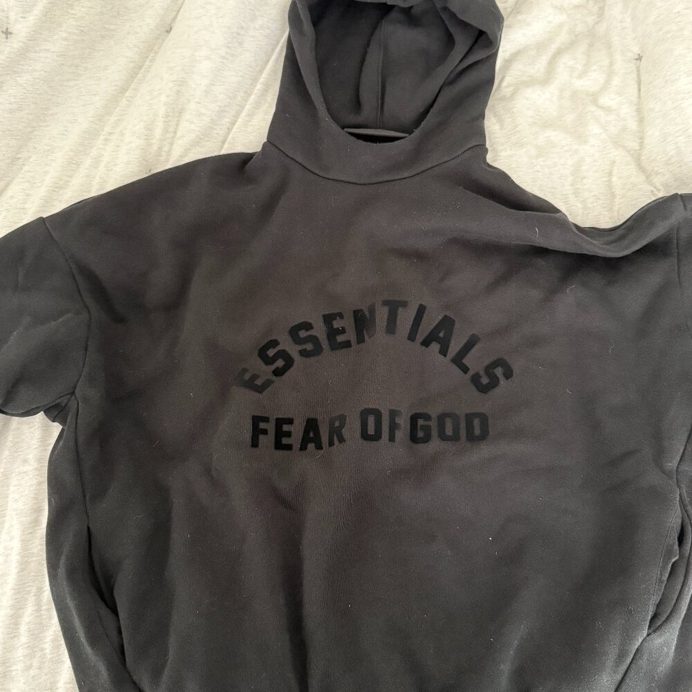 Fear of God x Essentials Black Hoodie
